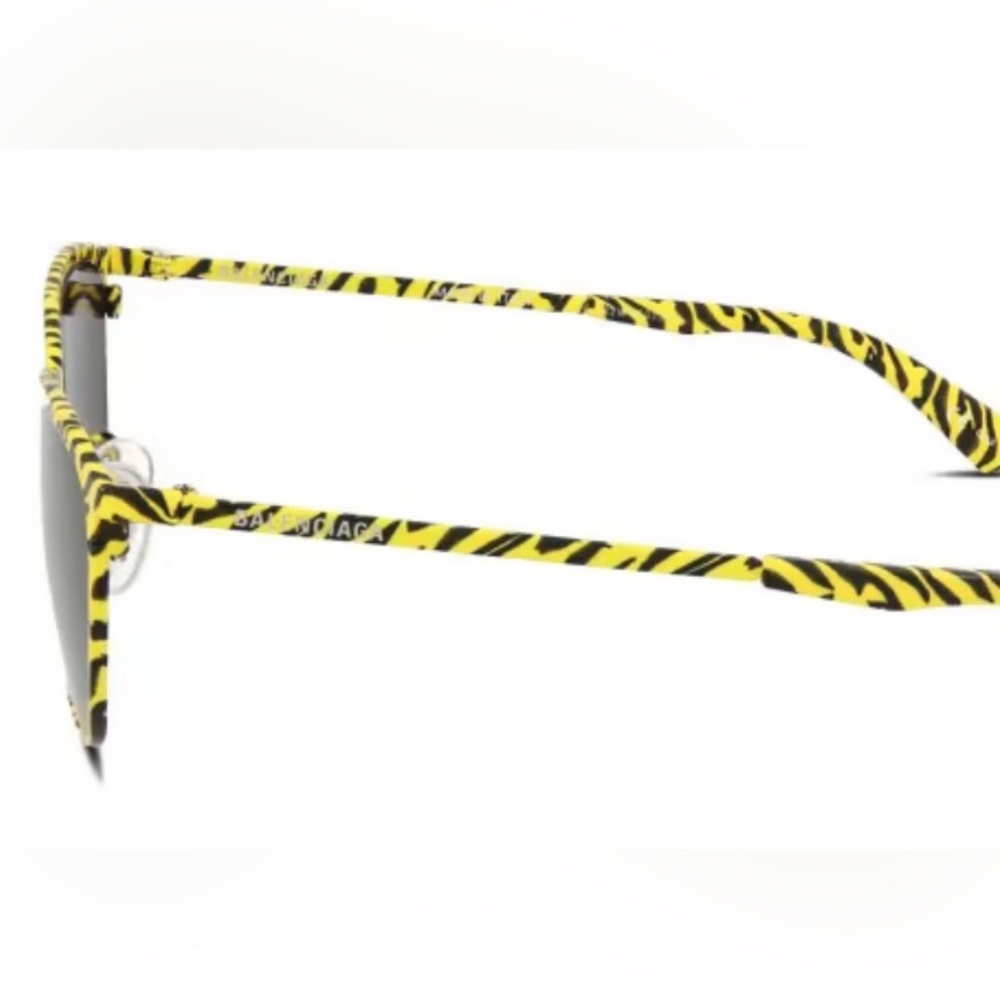 🖤BALENCIAGA  METAL FRAME SUNGLASSES IN YELLOW BLACK - Picture 2 of 8